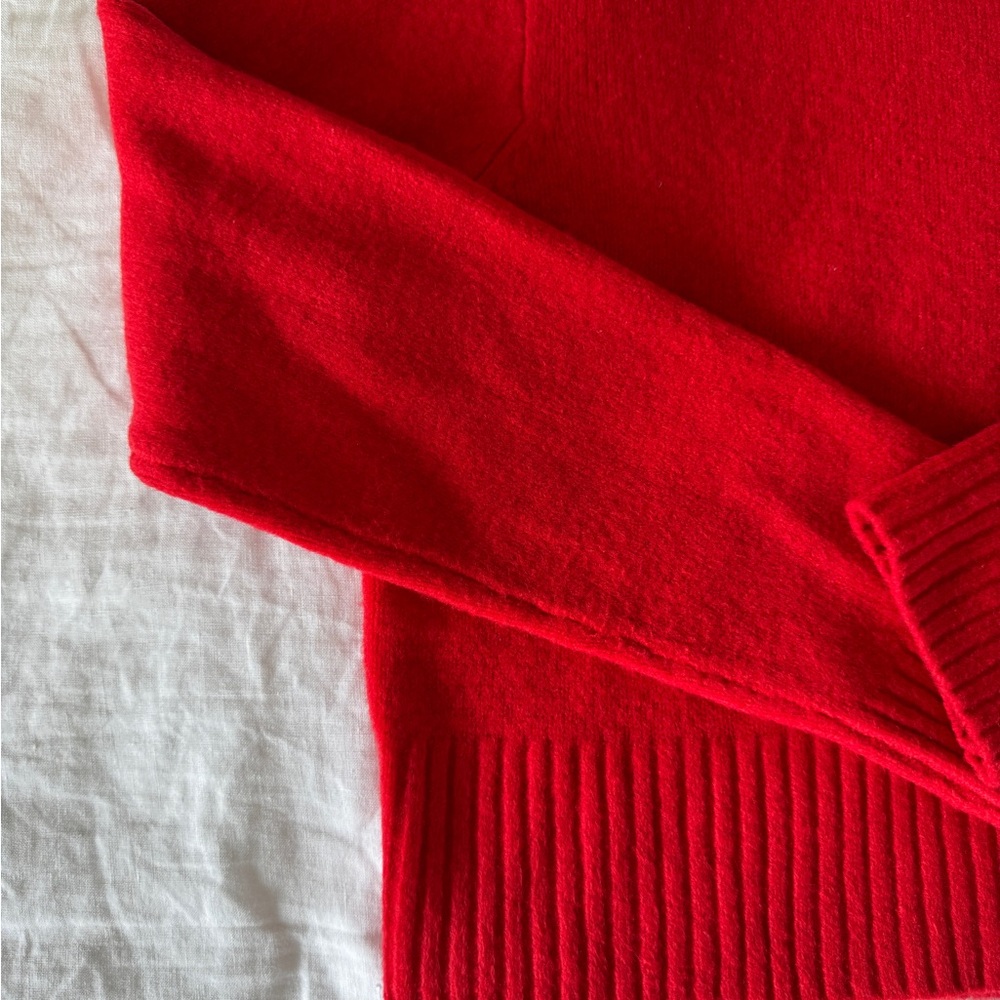 Universal Threads Cropped Red Sweater - Picture 3 of 4